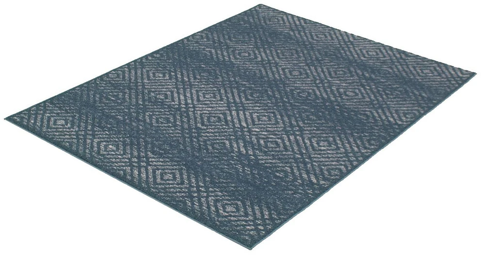ECARPET Area Rug for Living Room, Geometric Indoor Carpet Ember Collection