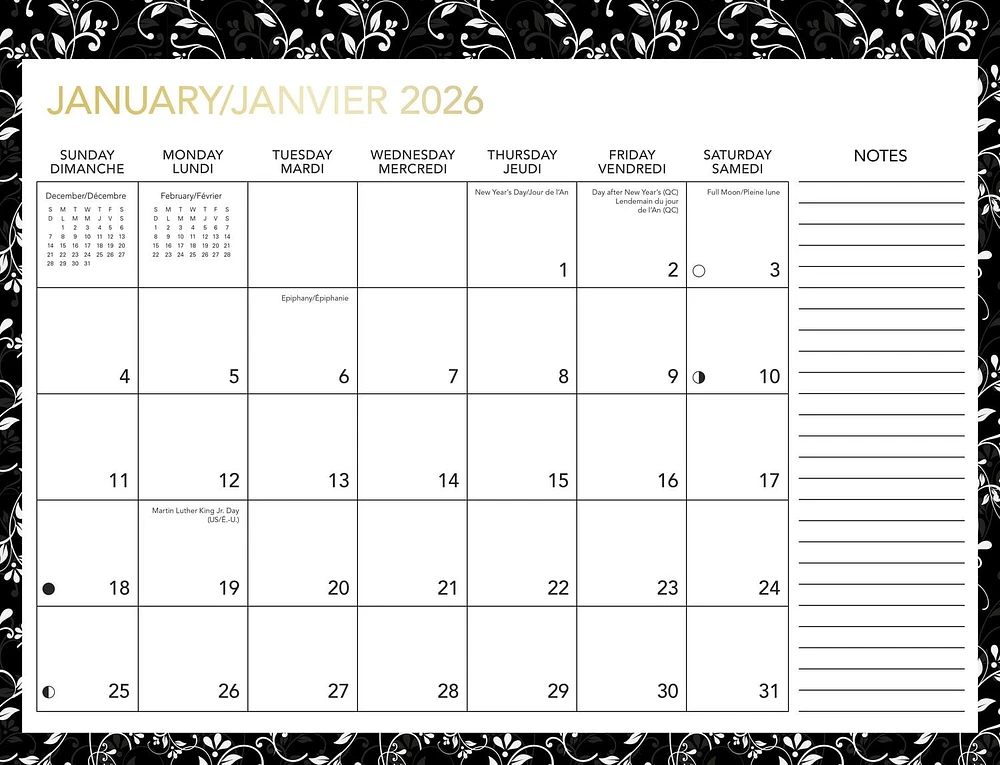 Mead® Family Planning Calendar 2026