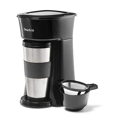 Starfrit Cafetière à service individuel avec tasse voyage