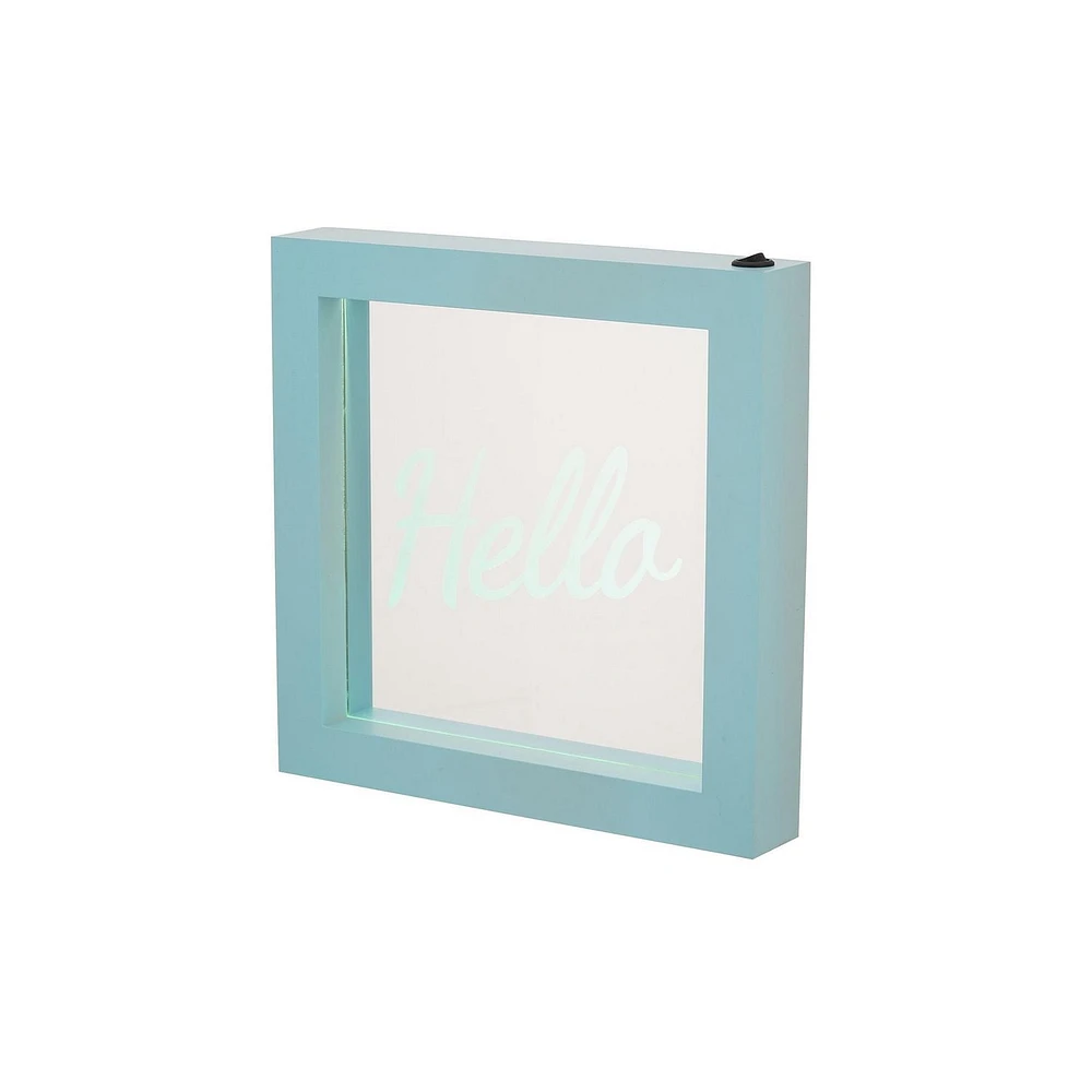 Boîte message Hometrends <br>« Hello » à DEL