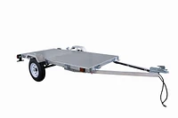 DK2 Ensemble de remorque utilitaire PLIABLE polyvalente de 4 pi x 8 pi (1,2 x 2,4 m) galvanisés