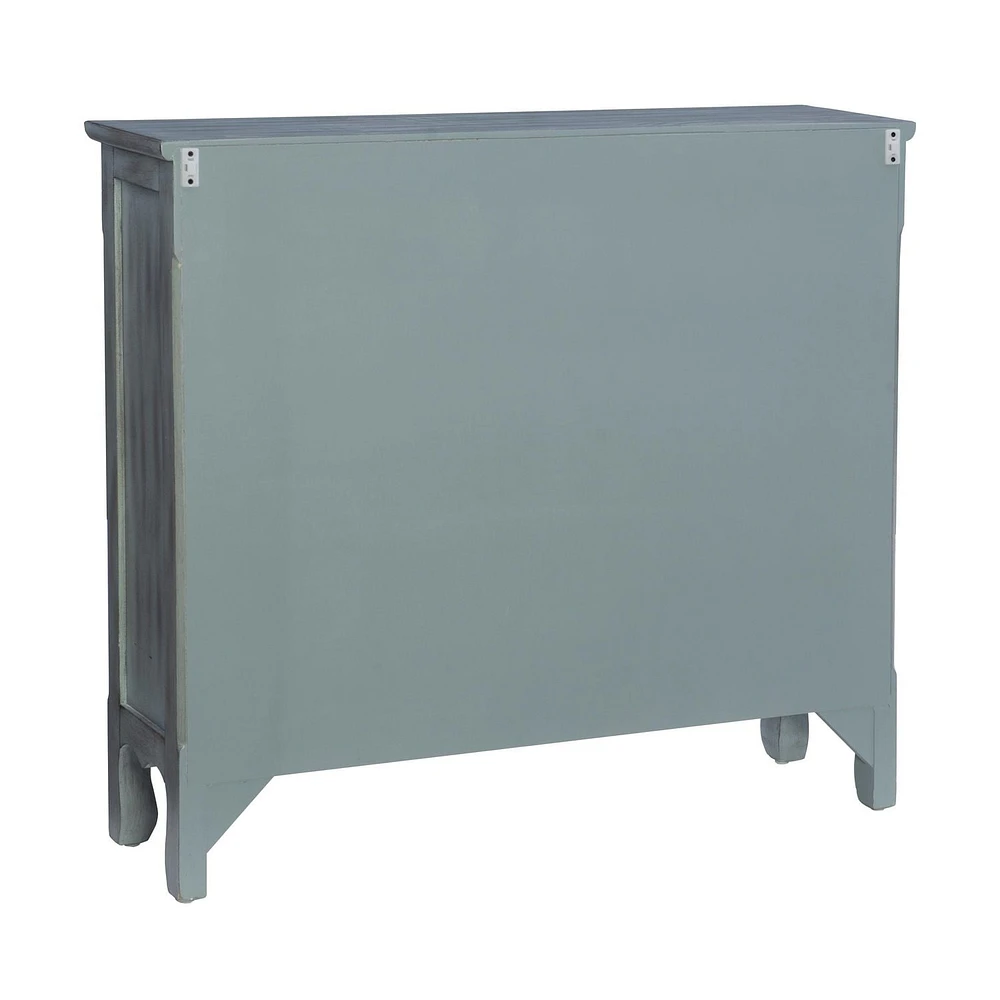 Console Maggie 2 portes, Bleu Antique