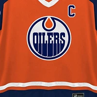 NHL Edmonton Oilers McDavid Men's Long Sleeve Deluxe Jersey Sweater