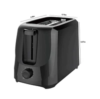 Mainstays 2-Slice Toaster with 6 Shade Settings and Removable Crumb Tray, Sage Green, Mainstays 2-Slice Toaster
