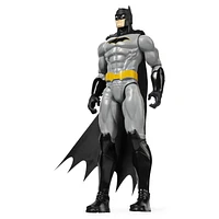 Batman 12-inch Action Figure (Black Suit), Kids Toys for Boys and Girls Ages 3 and up