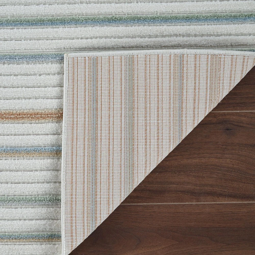 Tapis d'interieur exterieur abstrait Rug Branch Alfombra, beige creme, moderne - Salon, chambre, salle à manger et cuisine
