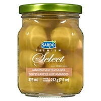 SARDO PREMIUM SELECT ALMOND STUFFED OLIVES