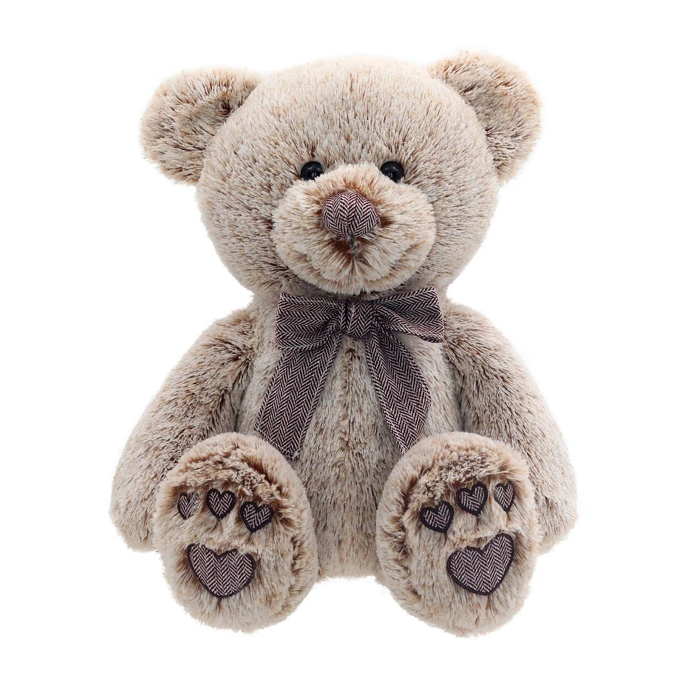 Façon de célébrer la Saint-Valentin en peluche précieuse, marron