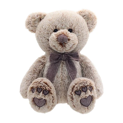 Façon de célébrer la Saint-Valentin en peluche précieuse, marron