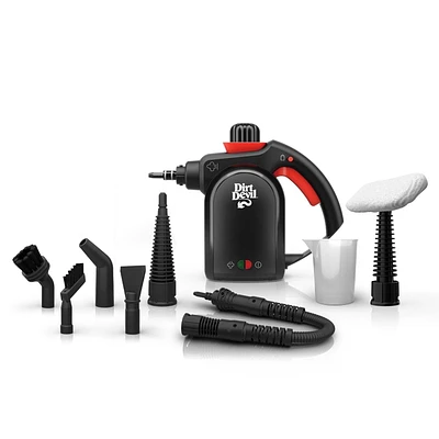 Dirt Devil Cuiseur vapeur à main Cuiseur vapeur portatif 7 en 1 avec outils