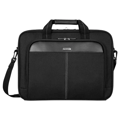 Targus 15.6” Classic Slim Laptop Briefcase, Fits up to 16" laptops