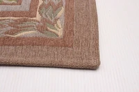 ECARPET Lotus Mod Ivory Rug 5'6" x 7'9"