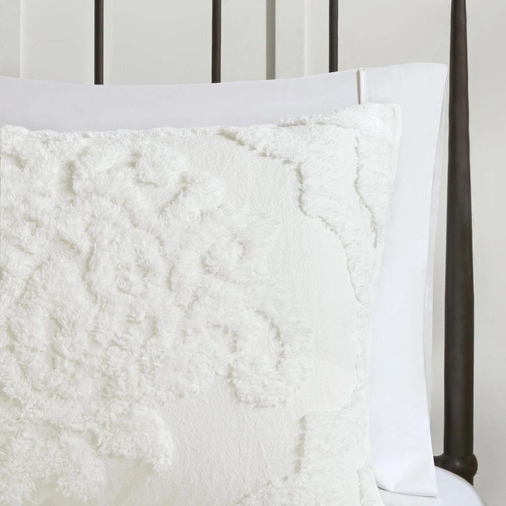 Home Essence Eugenia 3 Piece Tufted Cotton Comforter Set