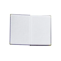 Journal Hilroy® À Bordure Dorée Bleue,7X10 Journal
