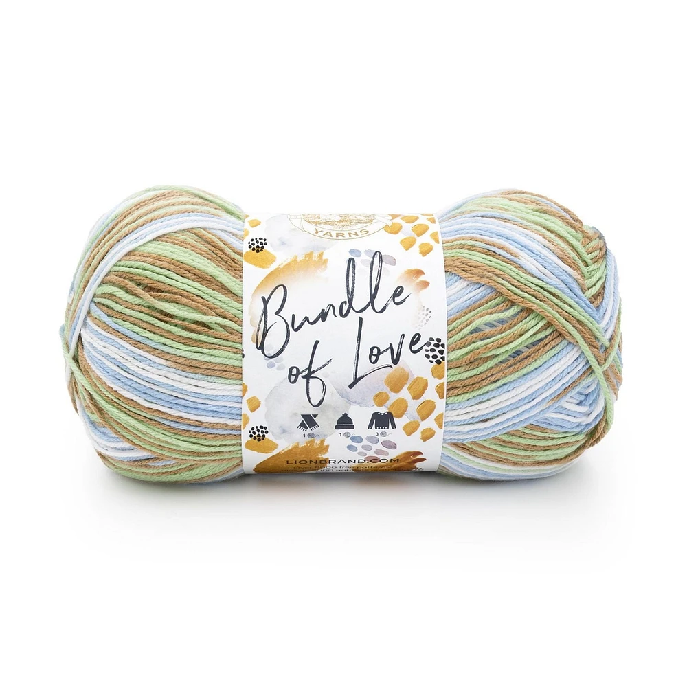 Lion Brand Bundle of Love Yarn #4 Medium/Worsted Weight Yarn 312g / 629m 1 Ball