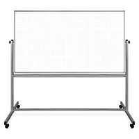 Luxor Tableau Blanc Magnétique Mobile 72" x 40"