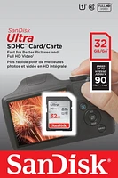 SanDisk 32G Ultra SDHC UHS-1 Memory Card - 90MB/s, C10, U1, Full HD, SD Card - SDSDUNC-032G-CW6IN