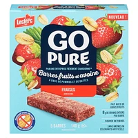 Go Pure Strawberry Fruit & Oat Bars, 5 Bars / 140g