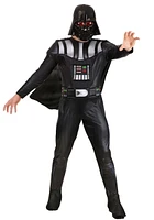 STAR WARS DARTH VADER QUALUX COSTUME (ADULT) - Qualux Jumpsuit with Detachable Cape and 3D Half Mask 