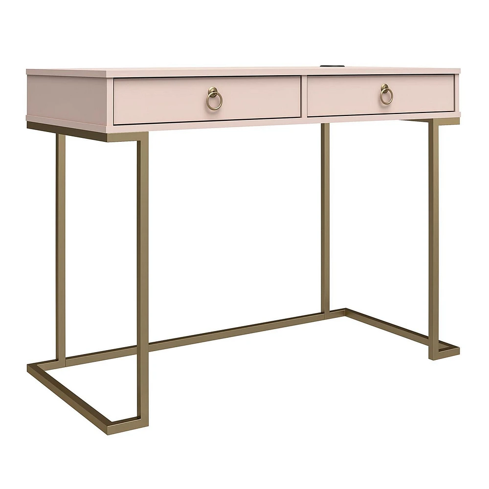 Bureau de travail Camila, Rose