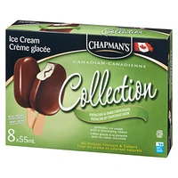 Chapman's Canadian Collection Pistachio & Dark Chocolate Ice Cream Bar, 8 x 55mL