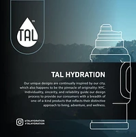 TAL Bouteille d'eau Zeus en acier inoxydable, 3 L, vert