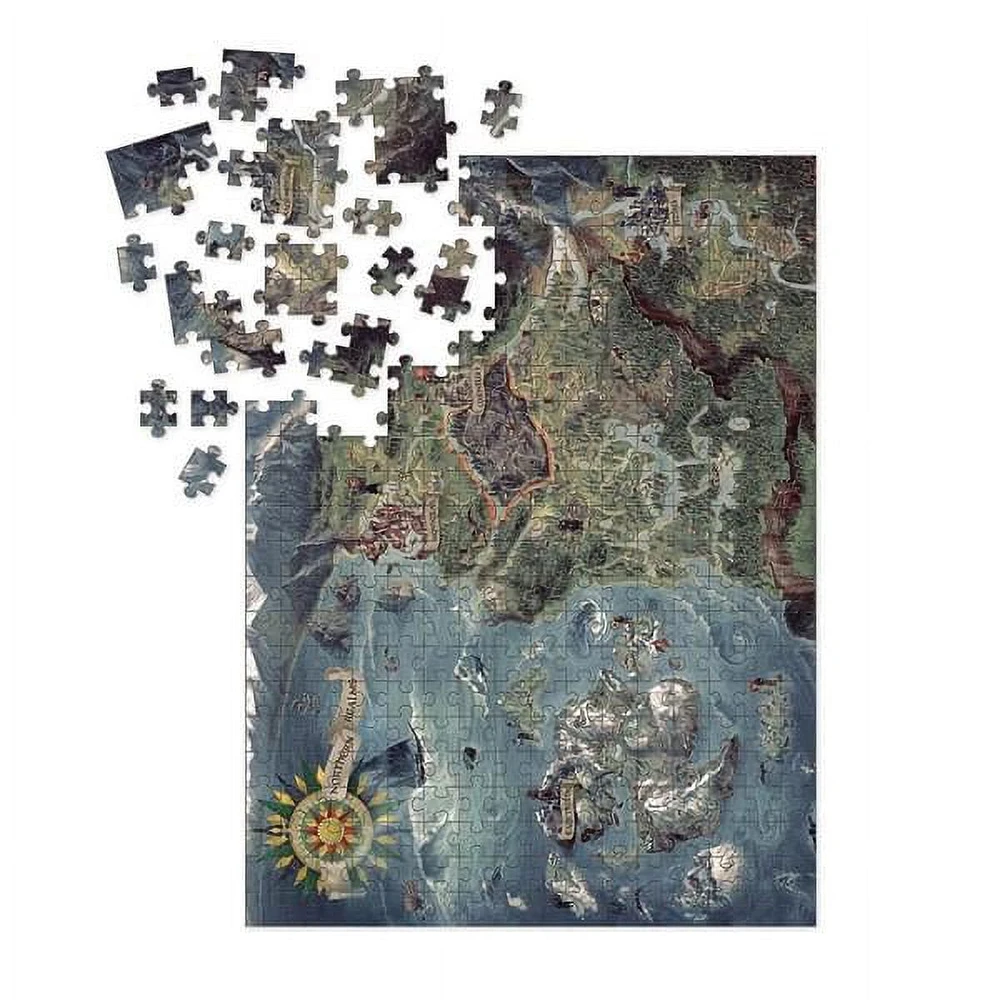 The Witcher 3 - Wild Hunt Puzzle: Witcher World Map