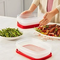 Contenants de conservation des aliments Rubbermaid avec couvercles EasyFindLids, ensemble de 40 pièces Tailles assorties