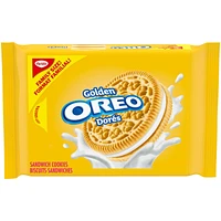 OREO Golden Vanilla Sandwich Cookies, Family Size, 439 g