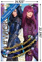 Disney Descendants 2 - Wicked Wall Poster, 14.725" x 22.375" Framed
