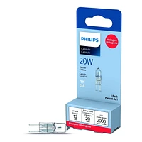 PHILIPS Ampoule halogène encapsulée T3 de 20 W à culot G4 Capsule T3 20W G4