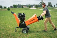 DK2 POWER 5-Inch 9.5 HP 277 cc Kinetic Drum Chipper