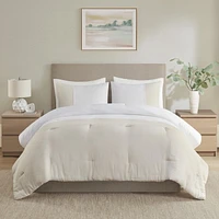 Beautyrest Mika 3 Piece Gauze Oversized Comforter Set
