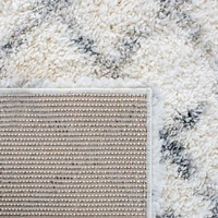 SAFAVIEH Fontana Aleta Geometric Distressed Plush Shag Area Rug