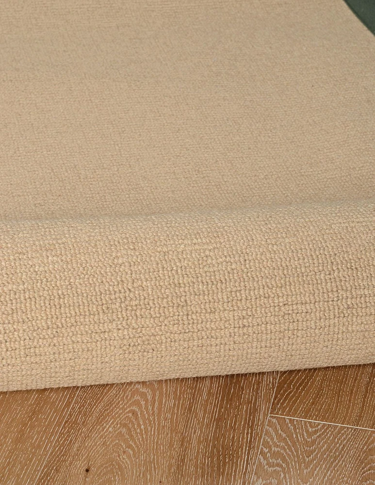 Tapis Athena sisal et vert de 8 pi 9 po x 12 pi