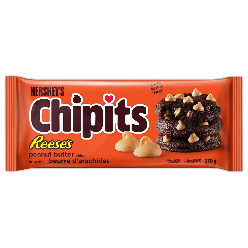 HERSHEY'S CHIPITS REESE'S Peanut Butter Baking Chips, 270g