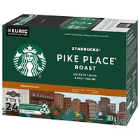 Starbucks® Pike Place® Roast Medium Roast Ground Coffee K-Cup® Pods 24 ct Box, 24 EA