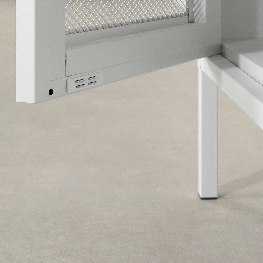 Metal Mesh 1-Door End Table from the collection Crea South Shore