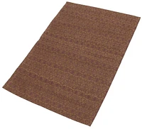 ECARPETGALLERY 4'7" x 6'8" Transitional Collage Handmade Area Rug for Living Room, Dining Room and Bedroom in Brown