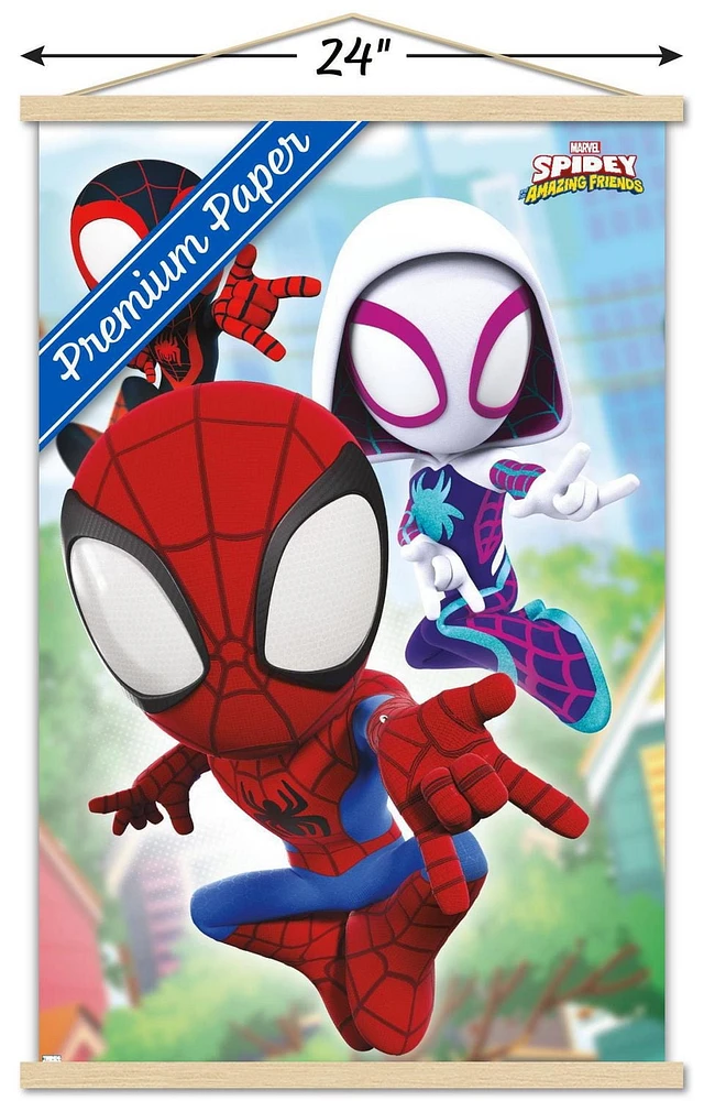 Marvel Spidey and His Amazing Friends - Webs Wall Poster, 22.375" x 34"