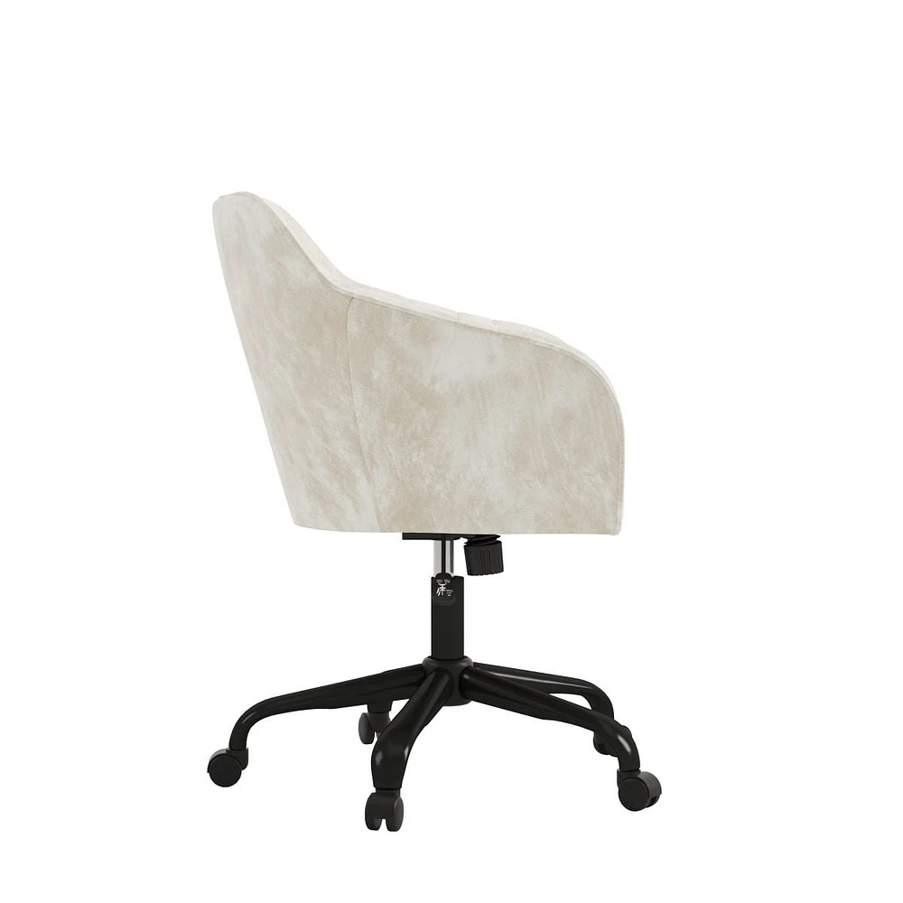 Chaise de bureau Ava, Beige
