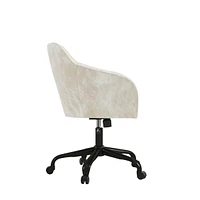 Chaise de bureau Ava, Beige