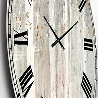 Designart 'A Woodland Walk into the Forest V' Traditional wall clock