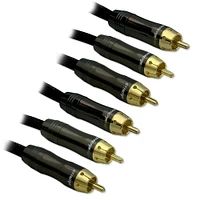 Streamwire Composite Video Male RCA to Male RCA AV Cable Compatible for Speaker,Amplifier,DVD Player and More - 3ft