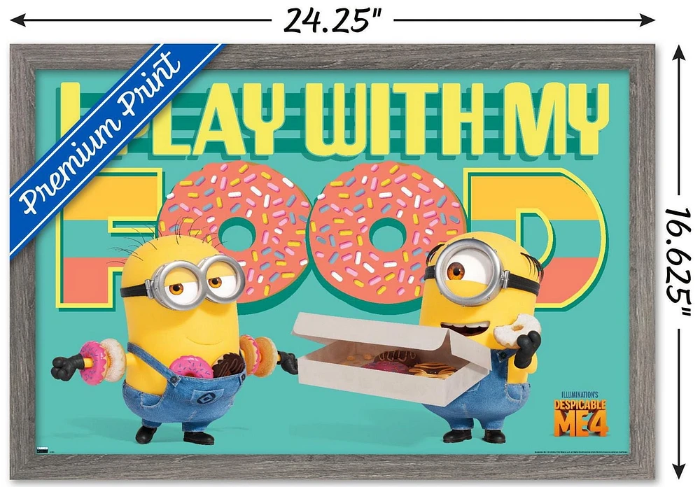 Illumination Despicable Me 4 - Donuts Wall Poster with Pushpins, 22.375" x 34"