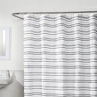 Hometrends Graham Tufted Loop Heavy Weight Woven Fabric Shower Curtain, 70" x 72"