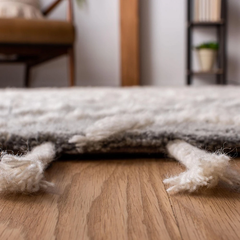 SAFAVIEH Casablanca Cleves Tapis Géométrique Shag