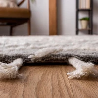 SAFAVIEH Casablanca Cleves Tapis Géométrique Shag