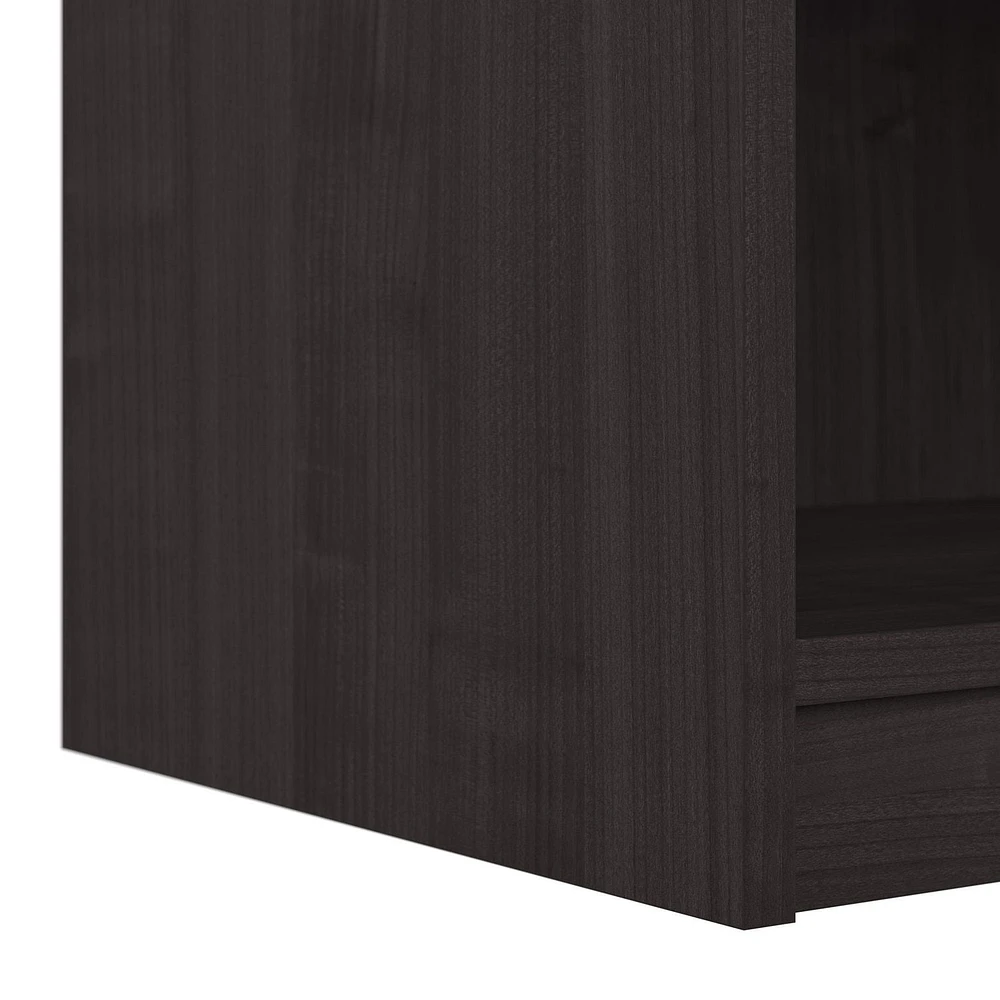 Bibliothèque à 5 tablettes Logan de Bestar, érable graphite