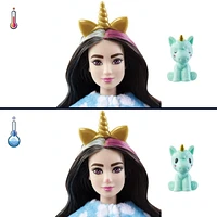 Barbie Cutie Reveal Fantasy Series Doll with Unicorn Plush Costume